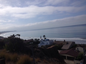 View of Malibu coastline