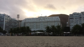 The famous Copacabana hotel