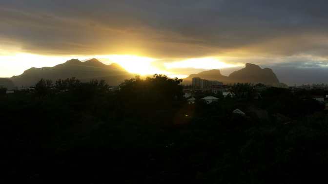...and the 6am alarm clock of the sun rising over the hills